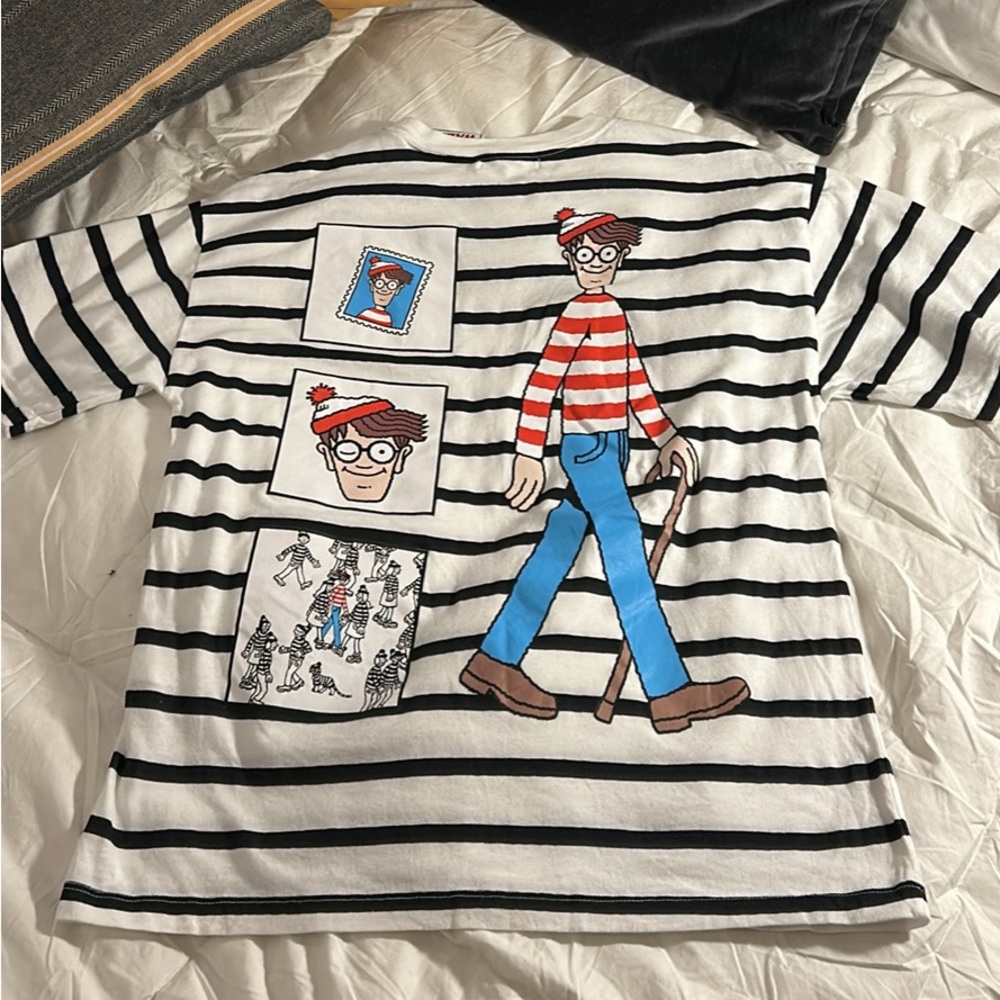 Where’s Wally? T-shirt, Kids size 11-12, Zara, XS womens